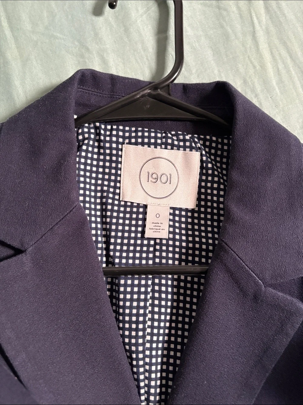 1901 Navy Blue Women's Tailored Blazer